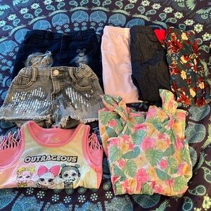 ♥️🌈Girls size 4 and 4t 7 pieces